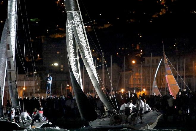 Racing at night - 2015 Barcolana By Night Jotun Cup ©  Max Ranchi Photography http://www.maxranchi.com